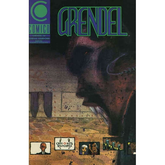 Grendel (2nd Series) #34 VF ; COMICO Comic Book