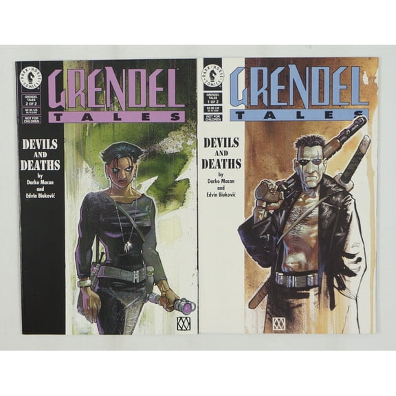 Grendel Tales: Devils and Deaths #1-2 VF/NM complete series Matt Wagner ; Dark Horse