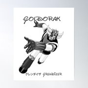 Grendizer Design - Grendizer - Cartoon Poster Wall Art, Modern Wall Decor For Living Room Bedroom, 24x36 UNFRAMED