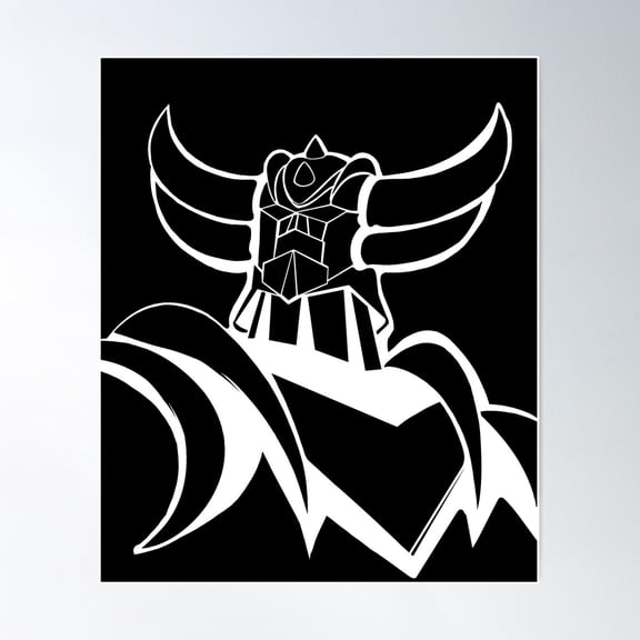 Grendizer Robot Poster Wall Art, Modern Wall Decor For Living Room Bedroom, 8x12 UNFRAMED