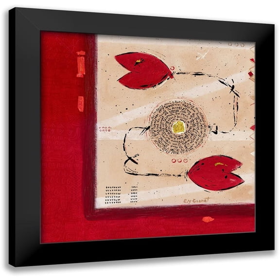 Grenet, Catherine 12x12 Black Modern Framed Museum Art Print Titled - Attrape moi…si tu veux