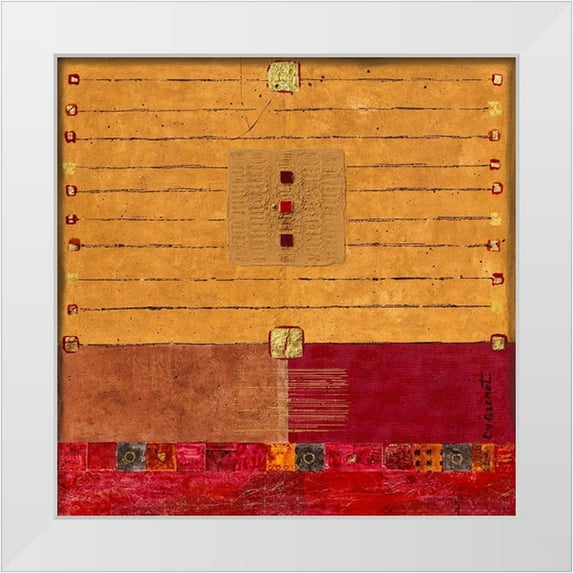 Grenet, Catherine 20x20 White Modern Wood Framed Museum Art Print Titled - Escale touareg