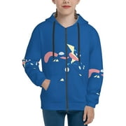 Greninja_Evolve Teen Sweatshirts Hoodies Youth Hooded Hoody Fashion Zipper Coat For Boys And Girls