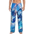 thumbnail image 1 of Mens Pajama Pants Ultra Soft Comfy Lounge Sleep Pants Print Loose Casual Bottoms Loungewear, 1 of 8