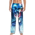 thumbnail image 1 of Mens Pajama Pants Ultra Soft Comfy Lounge Sleep Pants Print Loose Casual Bottoms Loungewear, 1 of 8