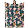 thumbnail image 1 of Gresahom Axolotl Blanket Gift for Adults and Kids Family Animal Axolotl Blanket Super Soft Plush Flannel Throw Blanket for Couch Bed Sofa(60"x80"), 1 of 7