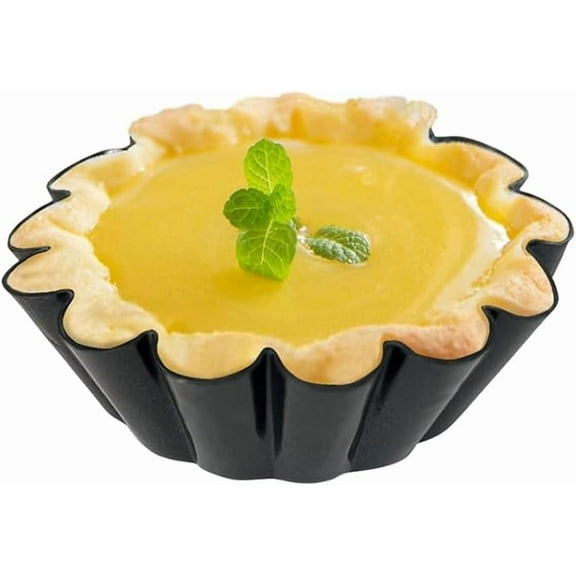 Egg Tart Molds Set 12Pcs Non-Stick Cake Bread Mold Perfect for Christmas Baking Gift for Home Bakers - Send Goods From Local Warehous