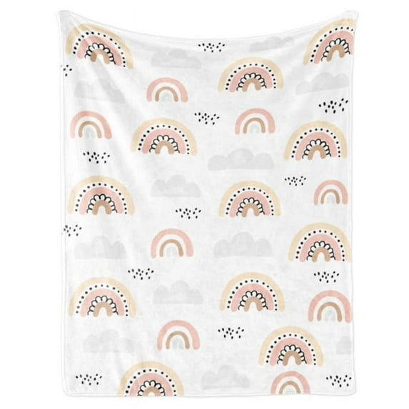 Gresahom WEALLIN Boho Rainbow Blanket for Girls, Rainbow Toddler Blankets for Girl, Soft Blanket for Children's Day Gift, Birthday Gift 1 2 3 4 5 Year Old Toddler Girls Kid Child(40"x50")