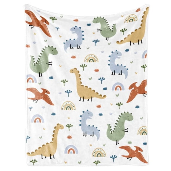 Gresahom WEALLIN Dinosaur Blanket for Boys, Dino Gifts for Boys, Toddler Blankets for Boys, Soft Blanket for Children's Day Gift, Birthday Gift 1 2 3 4 5 Year Old Toddler Boys Kid Child(30"x40")