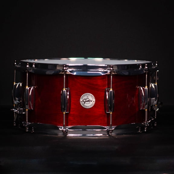 Grestch 14" x 6.5" Full Range Mahogany/Maple Snare Drum, Gloss