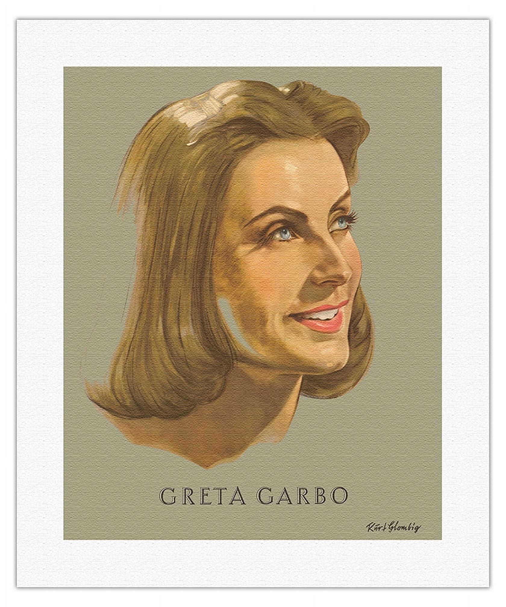Greta Garbo - Portrait of Hollywood Film Actress - Vintage Personality ...