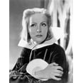 thumbnail image 1 of Greta Garbo Posed wearing Black and White Gown Photo Print (24 x 30), 1 of 1