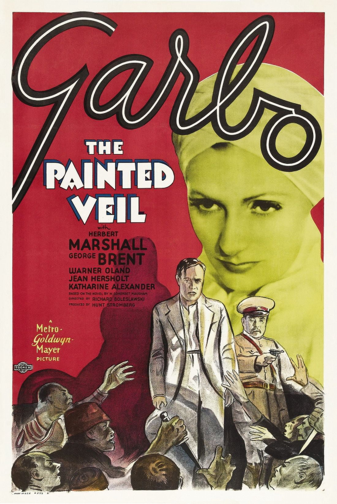 Greta Garbo The Painted Veil Movie Canvas Art - (18 x 24)