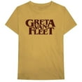 thumbnail image 1 of Greta Van Fleet Men's Old Gold Logo T-Shirt Yellow XL, 1 of 2