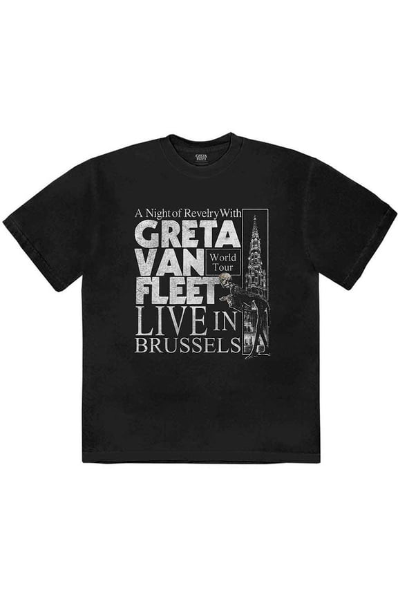 Greta Van Fleet Unisex T-Shirt: Night of Revelry (X-Large)