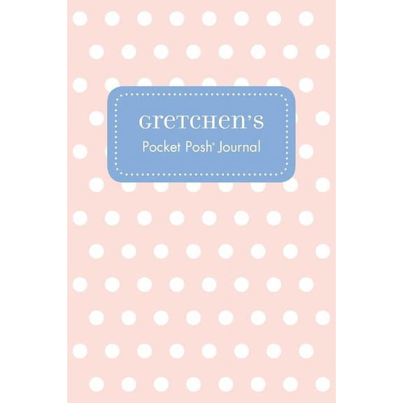Gretchen's Pocket Posh Journal, Polka Dot, (Paperback)