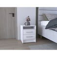 thumbnail image 1 of Greter 24" Two-Drawer Night Stand With Open Shelf, 1 of 8