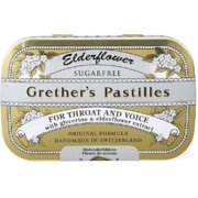 Grether's Pastilles Elderflower Sugar Free 3.75 oz. (44 Lozenges)