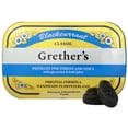 thumbnail image 1 of GRETHER'S Classic Blackcurrant Pastilles – Premium Swiss Throat Lozenges for Dry Mouth & Throat Comfort – Intense Fruit Flavor – Gluten & Lactose Free – 15 oz, 1 of 10