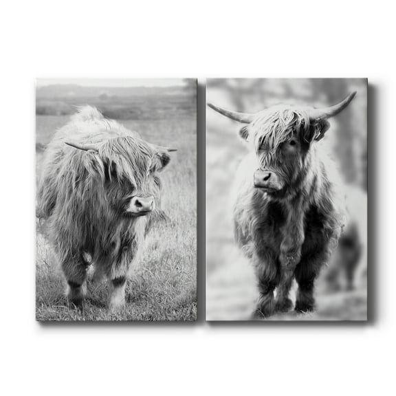Gretna Green Highland Premium Gallery Wrapped Canvas - Ready to Hang - Set of 2 - 18 x 27 Each