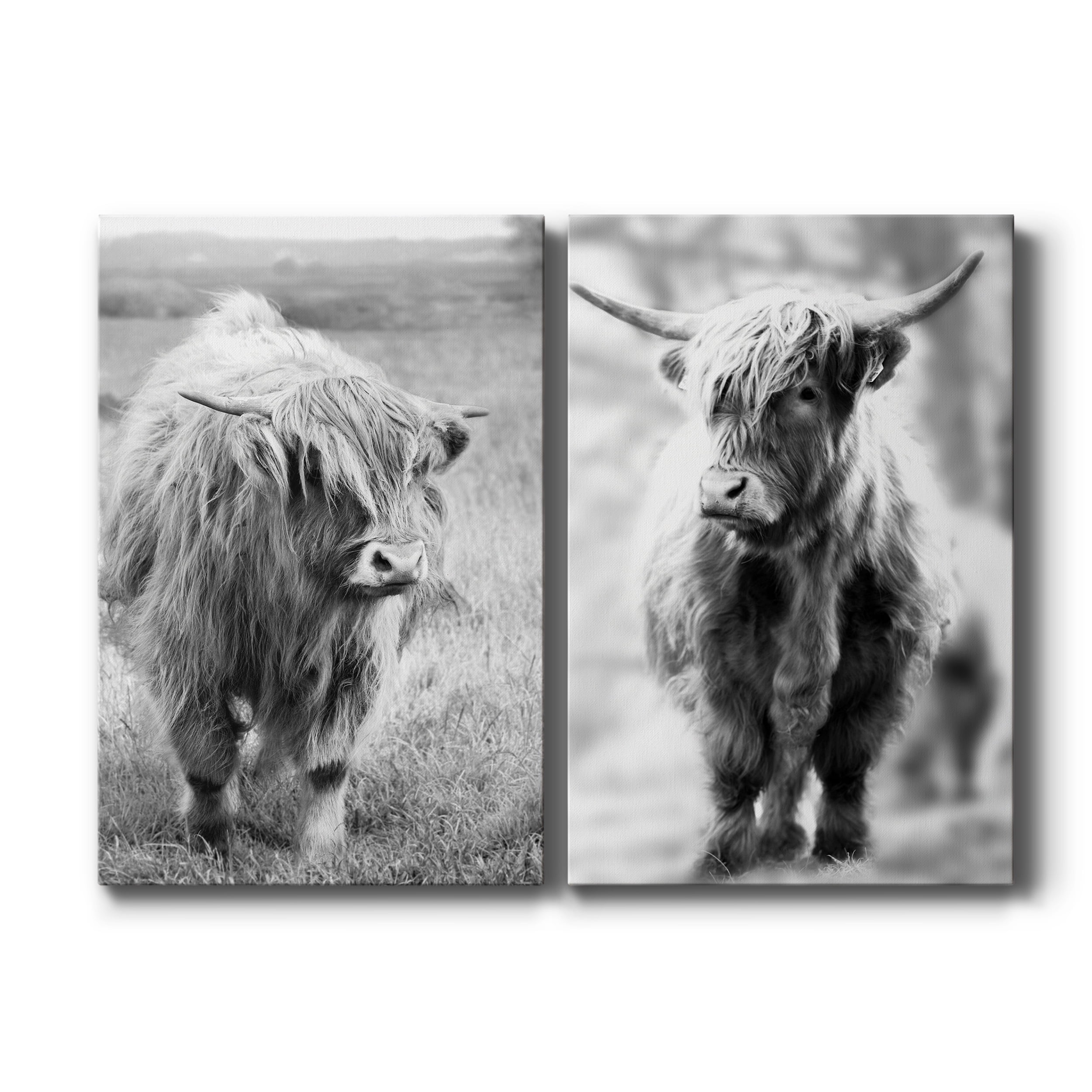 Gretna Green Highland Premium Gallery Wrapped Canvas - Ready to Hang - Set of 2 - 8 x 12 Each