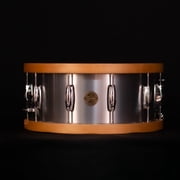 Gretsch 14" x 6.5" Full Range Aluminum Snare Drum with Wood Hoops