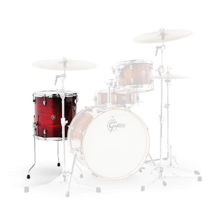 Gretsch Catalina Club 16x16 Floor Tom Drum - Gloss Crimson Burst - CT1-1616F-GCB