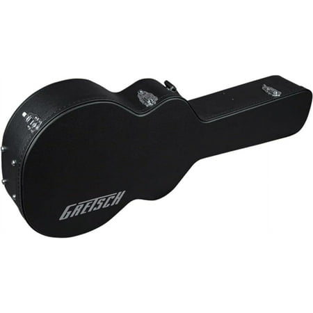 Gretsch G2420T Streamliner Hollow Guitar Body Case with Chrome Latches and Plush Interior (Black)