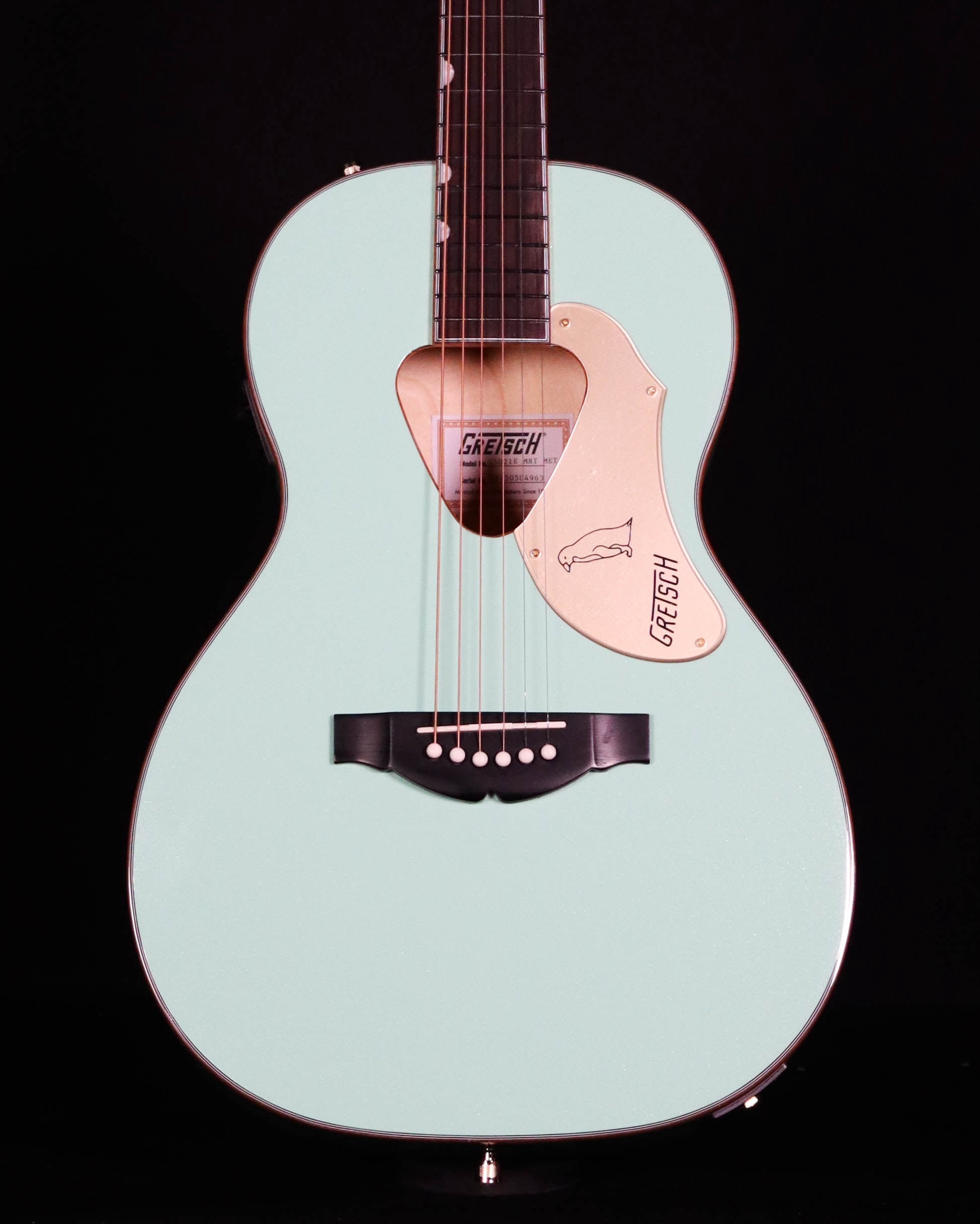 Gretsch G5021E Rancher Penguin Parlor Acoustic/Electric, Mint Metallic