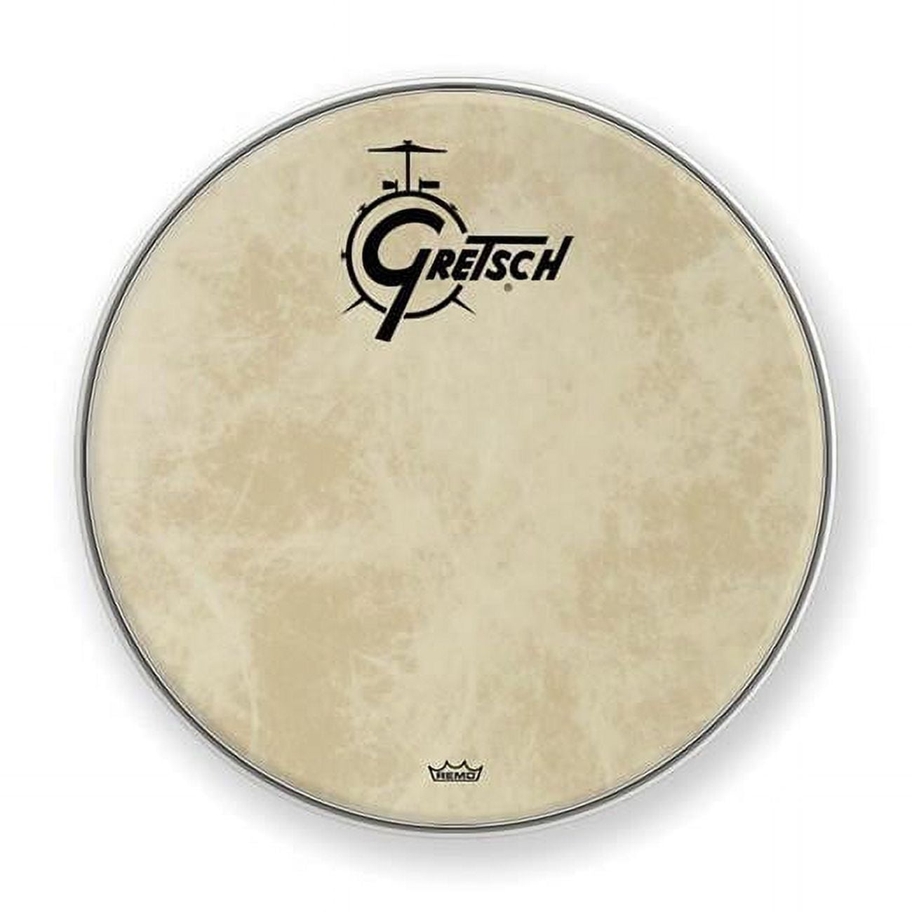 Gretsch Import 20 in. Logo Fiberskyn Bass Drum Head
