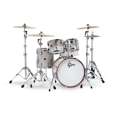 Gretsch Import 775874 4 Piece Renown Drum Set, Vintage Pearl