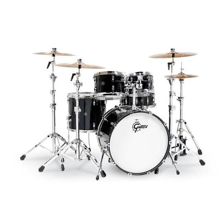 Gretsch Import 775893 5 Piece Renown Drum Set, Piano Black