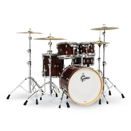 Gretsch Catalina Maple 5 Piece Shell Drum Pack 20/10/12/14/14SN - Walnut Glaze