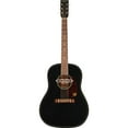 thumbnail image 1 of Gretsch Jim Dandy Series Deltoluxe Dreadnought Acoustic Guitar, Black Top, 1 of 4