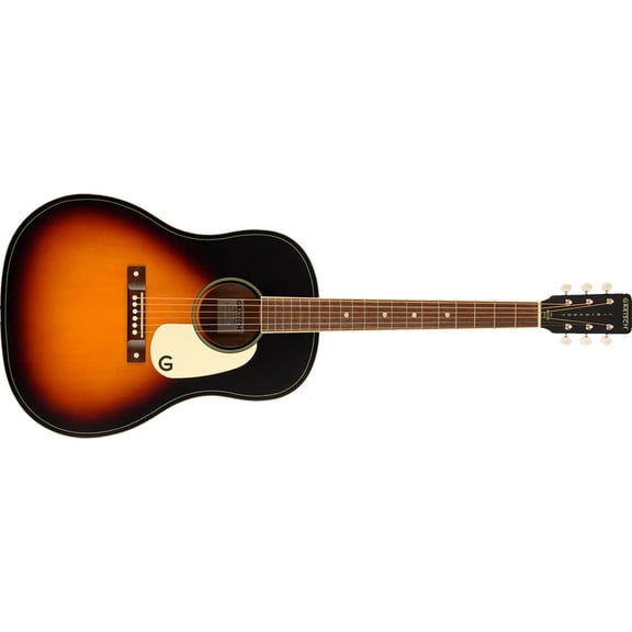 Gretsch Gretsch Jim Dandy Dreadnought Acoustic Guitar, Walnut Fingerboard, White Pickguard, Rex Burst