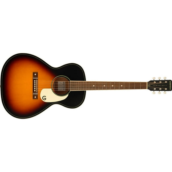 Gretsch Gretsch Jim Dandy Concert Acoustic Guitar, Walnut Fingerboard, White Pickguard, Rex Burst