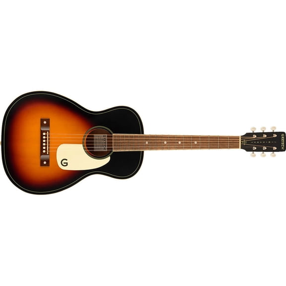 Gretsch Gretsch Jim Dandy Parlor Acoustic Guitar, Walnut Fingerboard, White Pickguard, Rex Burst