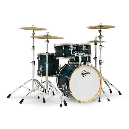 Gretsch Renown 5-Piece Drum Set 20/10/12/14/14sn - Satin Antique Blue Burst