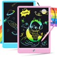 Gretung 2 Pack LCD Writing Tablet for Kids, 10 Inch Colorful Drawing