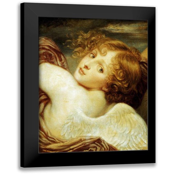 Greuze, Jean-Baptiste 12x14 Black Modern Framed Museum Art Print Titled - Cupid