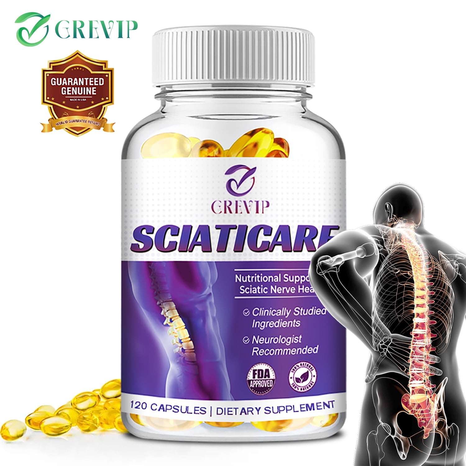 Grevip Sciaticare -R-ALA, Acetyl L-Carnitine Morocco | Ubuy