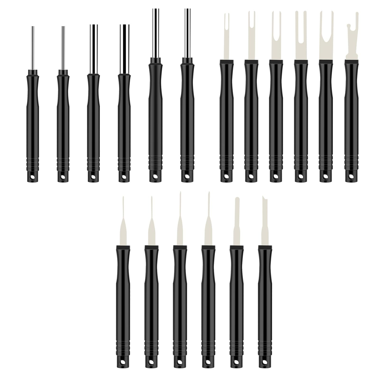 Kit Rimozione Terminali Auto 41 Pezzi - Estrattori Pin Connettori Elettrici Per Cablaggi - Foto 7