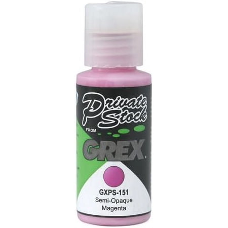 Grex GXPS-151 Private Stock Airbrush Colors, 1 Fluid Ounce, Semi-Opaque Magenta