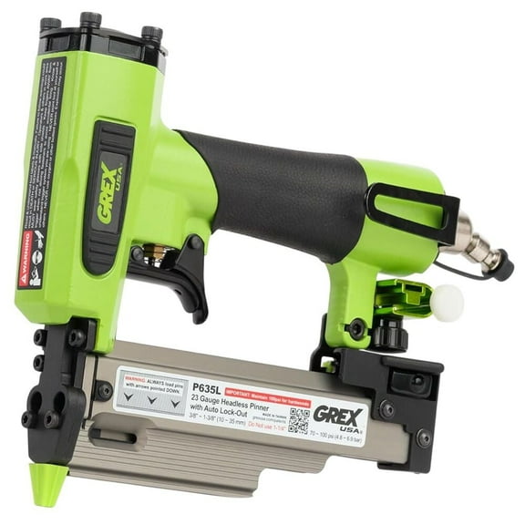 Grex P635L 23 Gauge Headless Pinner, 3/8 in. to 1-3/8 in.
