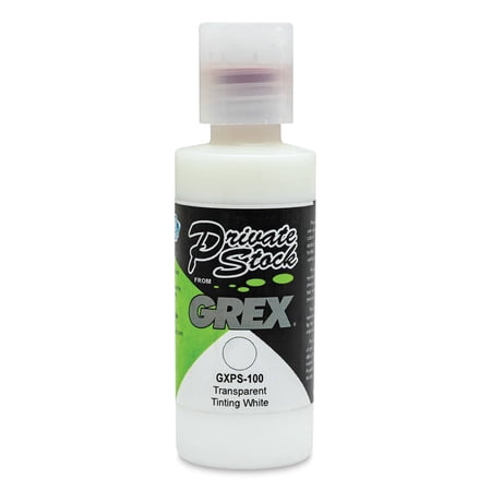 Grex Private Stock Airbrush Base Modifier - Transparent Tinting White, 2 oz