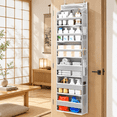Grey 1 6-Tier Over The Door Hanging Organizer Storage Shelves - Walmart.com