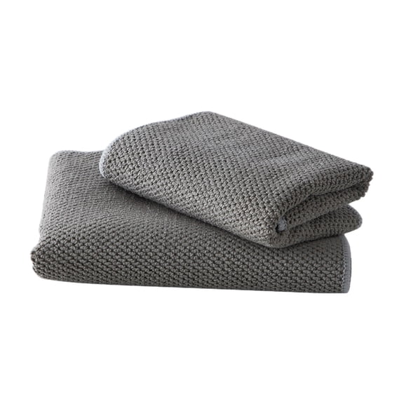 Grey 11.8X11.8 Inch Gray Waffle Weave Microfiber Cleaning Cloth For Kitchen And Furniture Super Soft And Absorbent