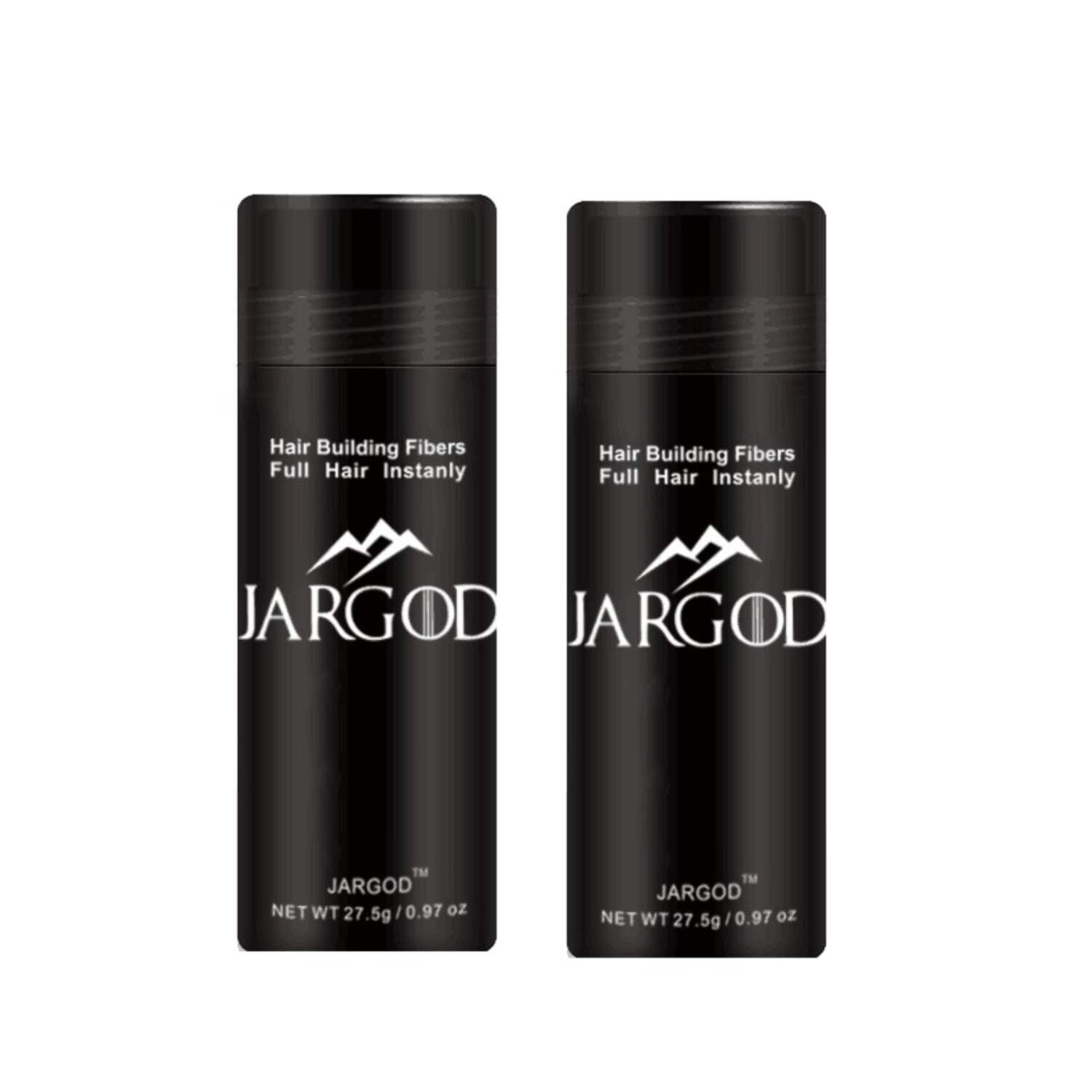 Grey 2 pack Hair Building Fibers color (GREY) Large 27.5g Jargod