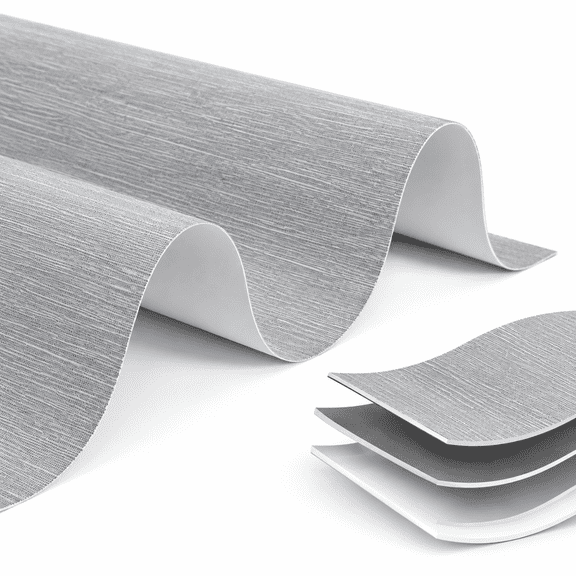 Grey 25"W x 72"H No Drill Automatic Motorized Roller Window Shades