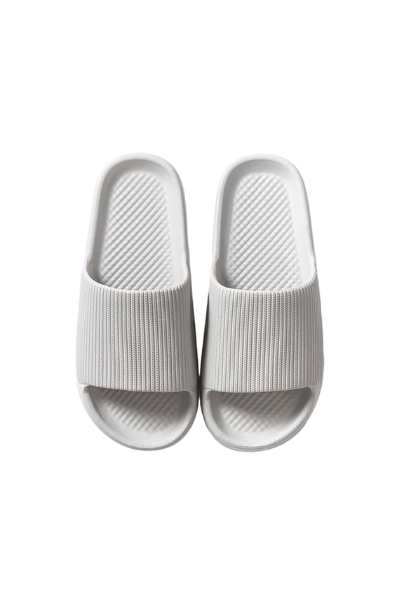 Grey 38 Quick Dry Lightweight Eva Foam Pool Sandals Comfortable Slide Slippers For Men Women 10Inch